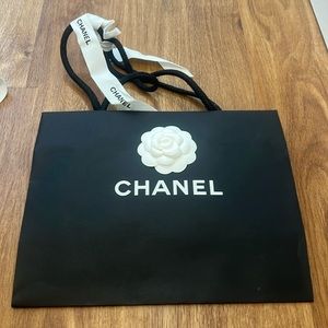 Chanel bag flower gift camellia set ribbon shopping floral Christmas birthday